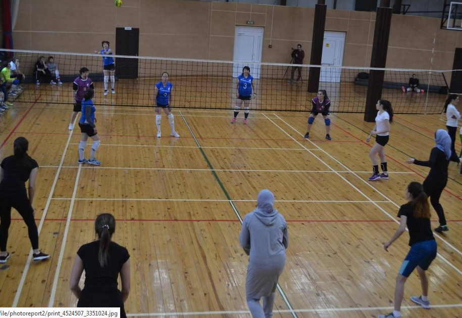 Халыкара студентлар көненә багышланган хатын - кызлар командалары арасында волейбол турниры үткәрелде