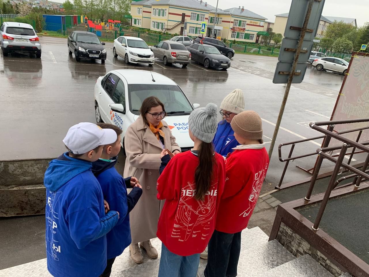 6 май көнне Гимназия мәктәбе «Җиңү кайтавазы» Бөтенроссия акциясенә кушылды!
