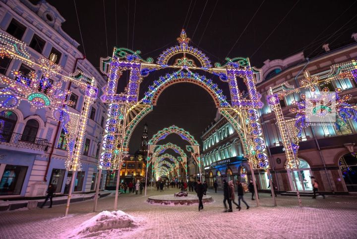 Казанны бизәү өчен Россиядә беренче тапкыр лампочкалы Led-светодиодлар кулланылган