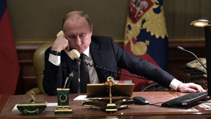 Владимир Путин Украина Президенты белән телефоннан сөйләште