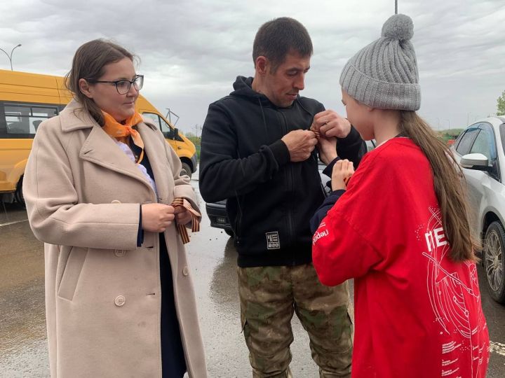 6 май көнне Гимназия мәктәбе «Җиңү кайтавазы» Бөтенроссия акциясенә кушылды!