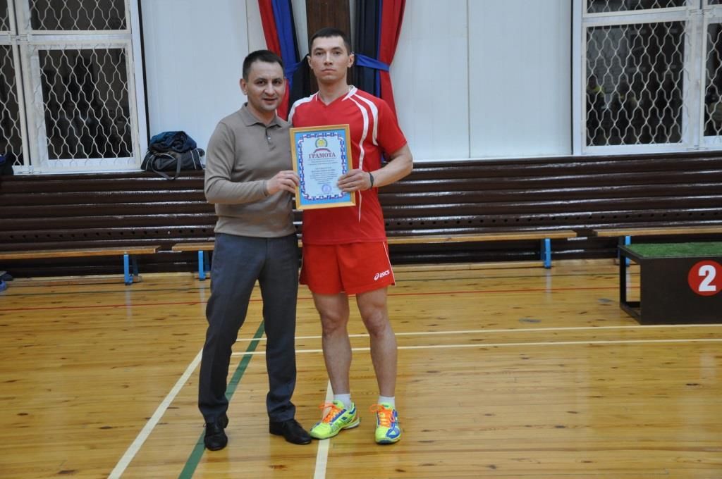 Саба муниципаль районының хезмәт коллективлары ир-атлары арасында волейбол чемпионатының йомгаклау уеннары