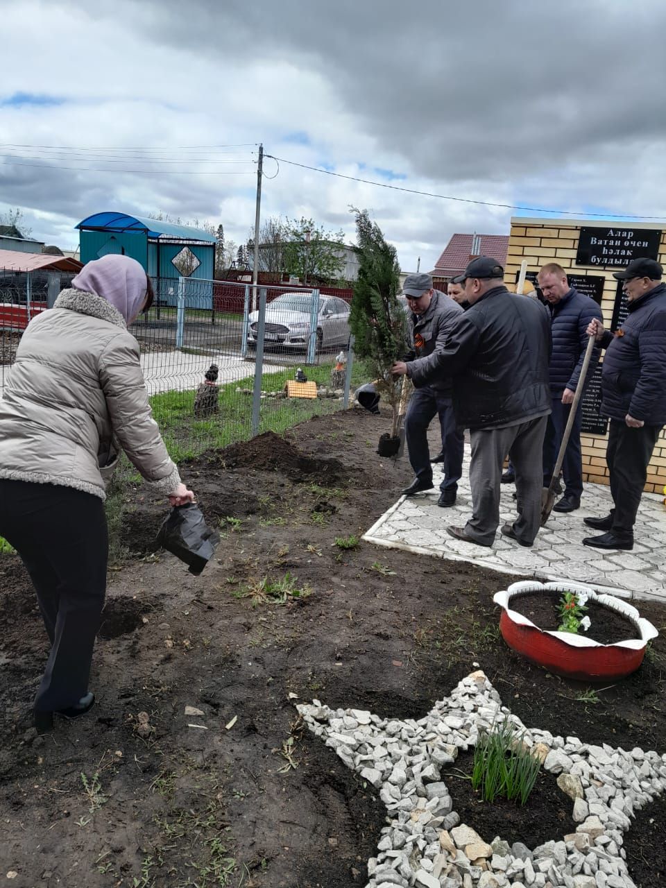 Мамалай авылында бүген обелиск ачылды.