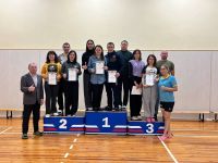 Саба йөзү бассейнында ир-атлар һәм хатын-кызлар ярышты