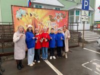 6 май көнне Гимназия мәктәбе «Җиңү кайтавазы» Бөтенроссия акциясенә кушылды!