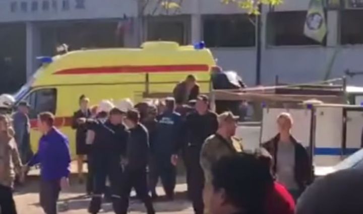 Теракт: Керчь шәһәреннең көллиятендә шартлау вакытында ун кеше һәлак булган
